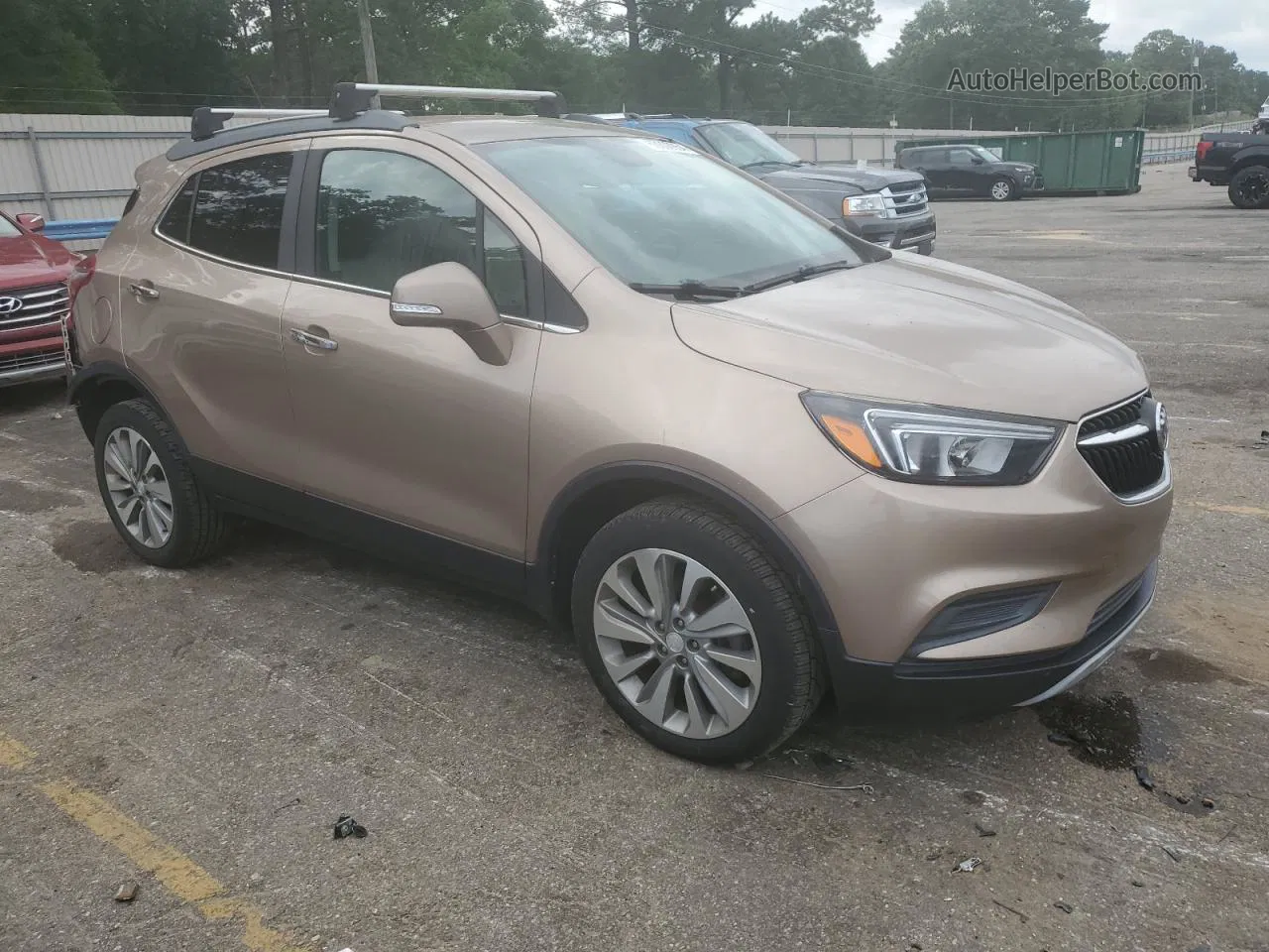 2018 Buick Encore Preferred Желто-коричневый vin: KL4CJASB6JB678086