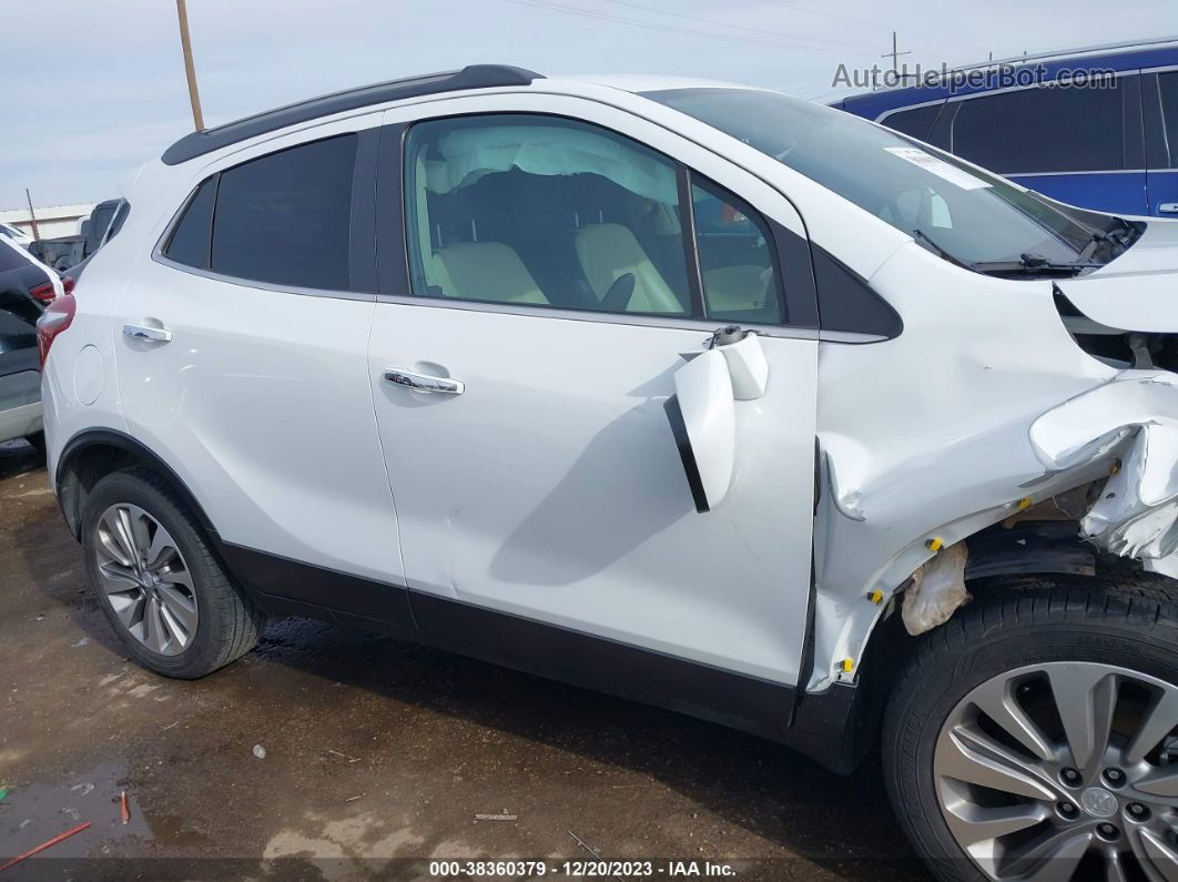 2019 Buick Encore Fwd Preferred White vin: KL4CJASB6KB700721