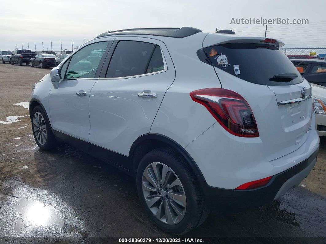 2019 Buick Encore Fwd Preferred White vin: KL4CJASB6KB700721