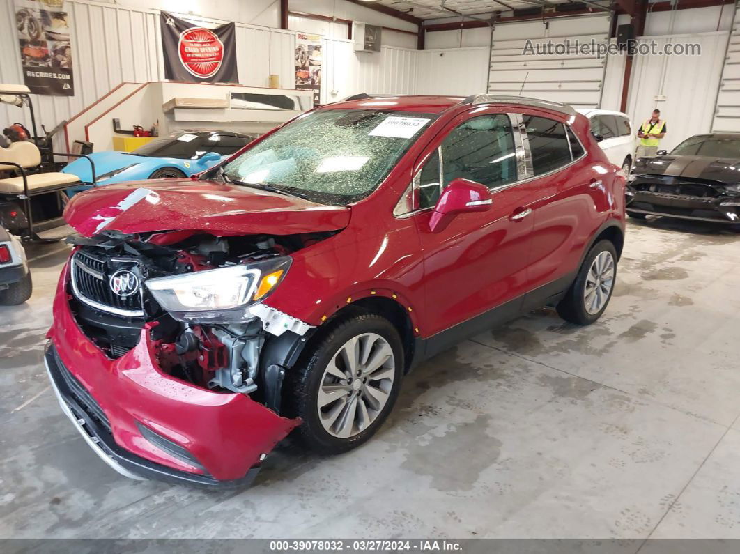 2019 Buick Encore Fwd Preferred Красный vin: KL4CJASB6KB769764