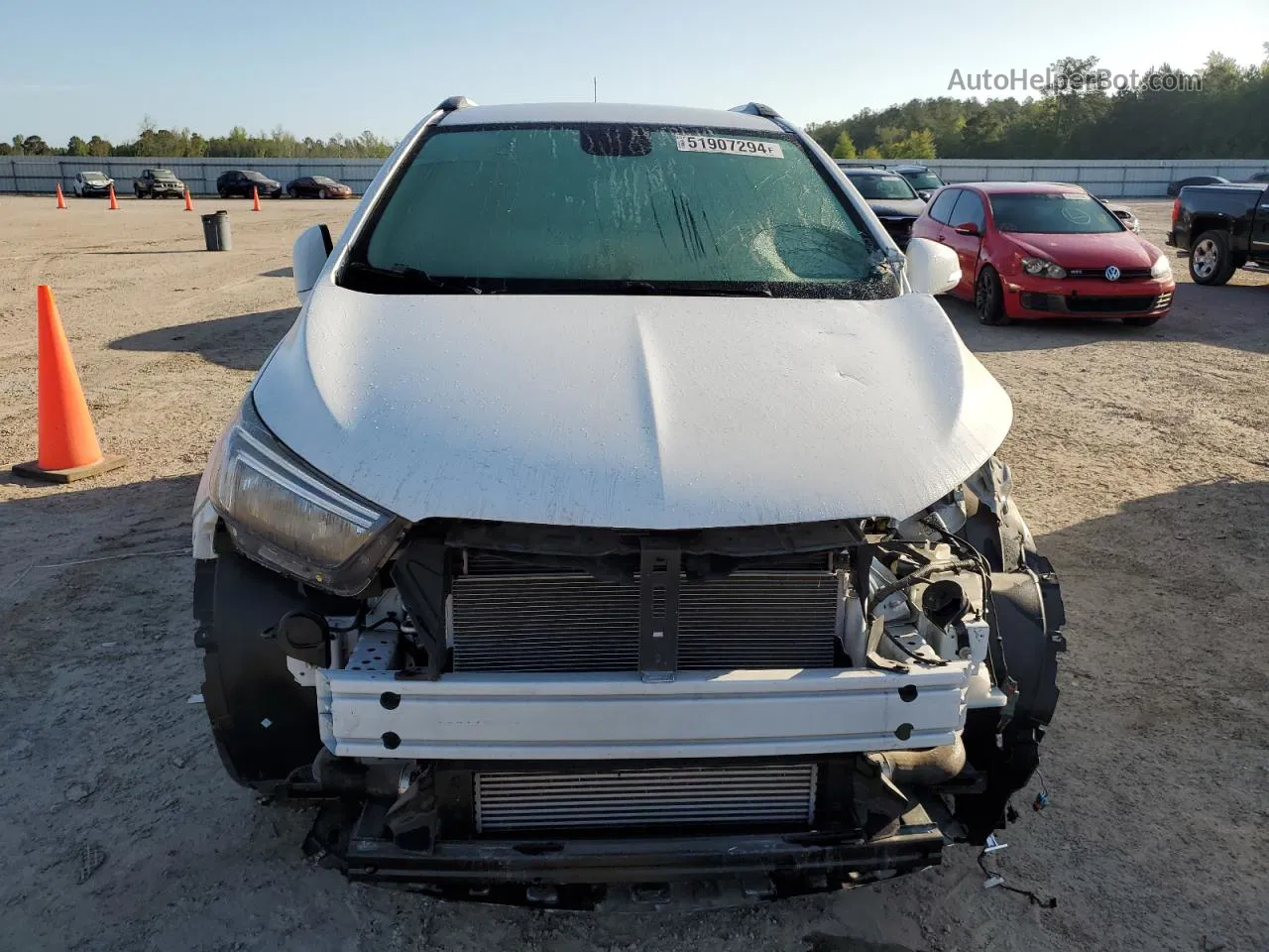 2019 Buick Encore Preferred White vin: KL4CJASB6KB770137