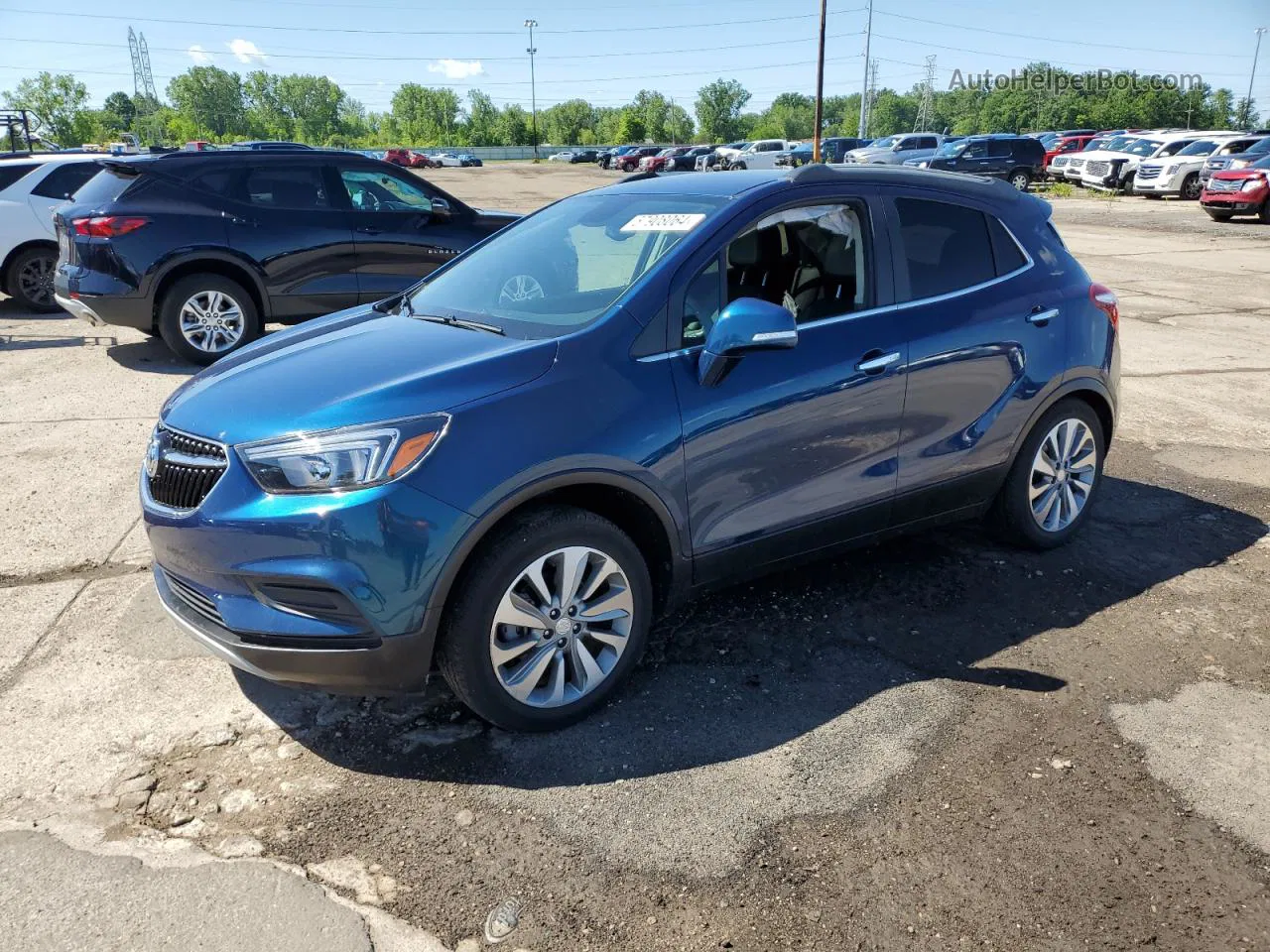 2019 Buick Encore Preferred Синий vin: KL4CJASB6KB874532