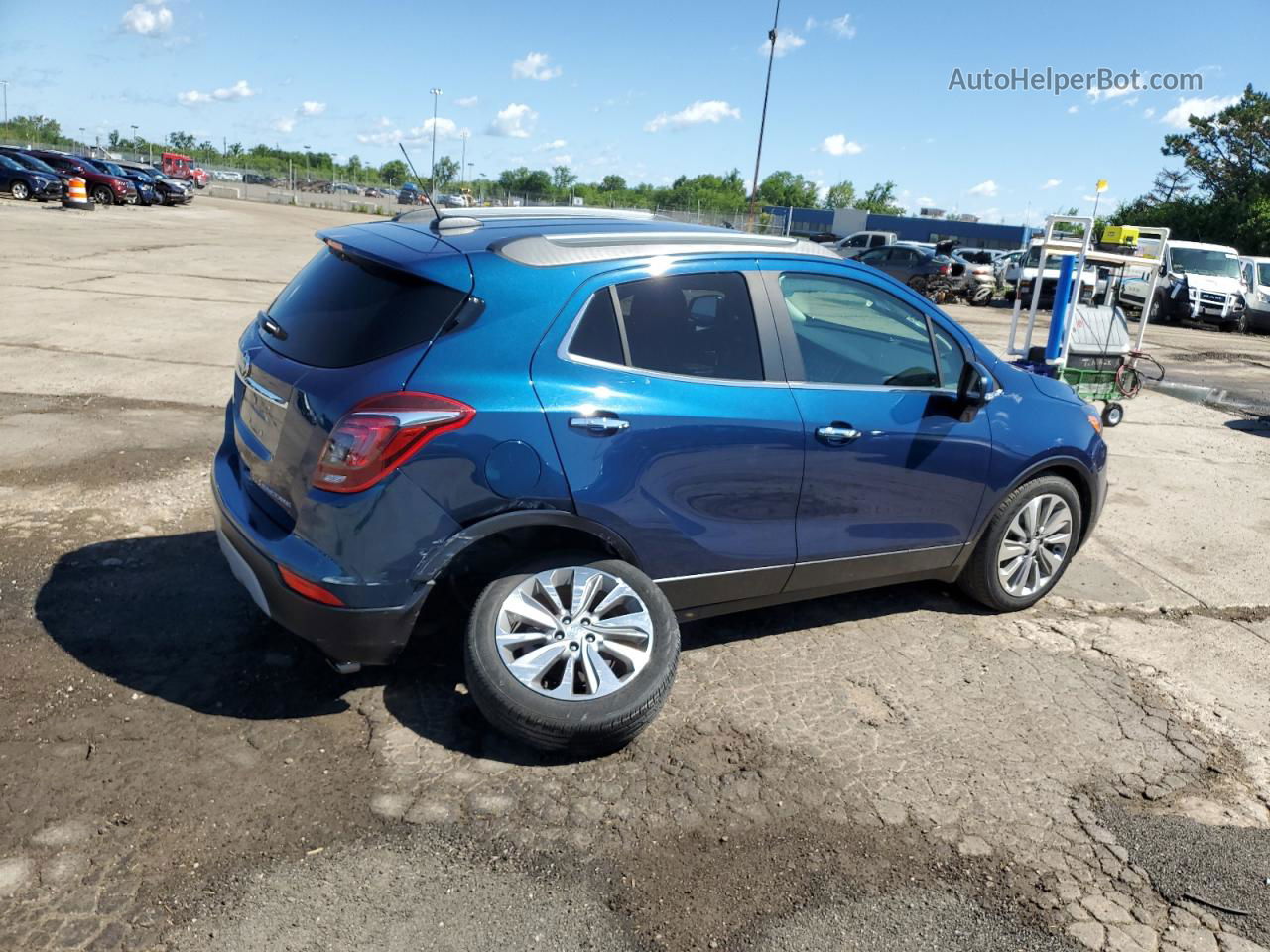 2019 Buick Encore Preferred Синий vin: KL4CJASB6KB874532