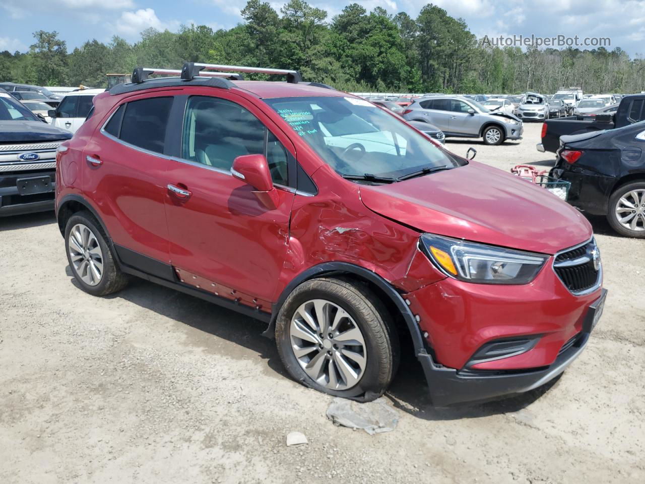 2019 Buick Encore Preferred Red vin: KL4CJASB6KB884736