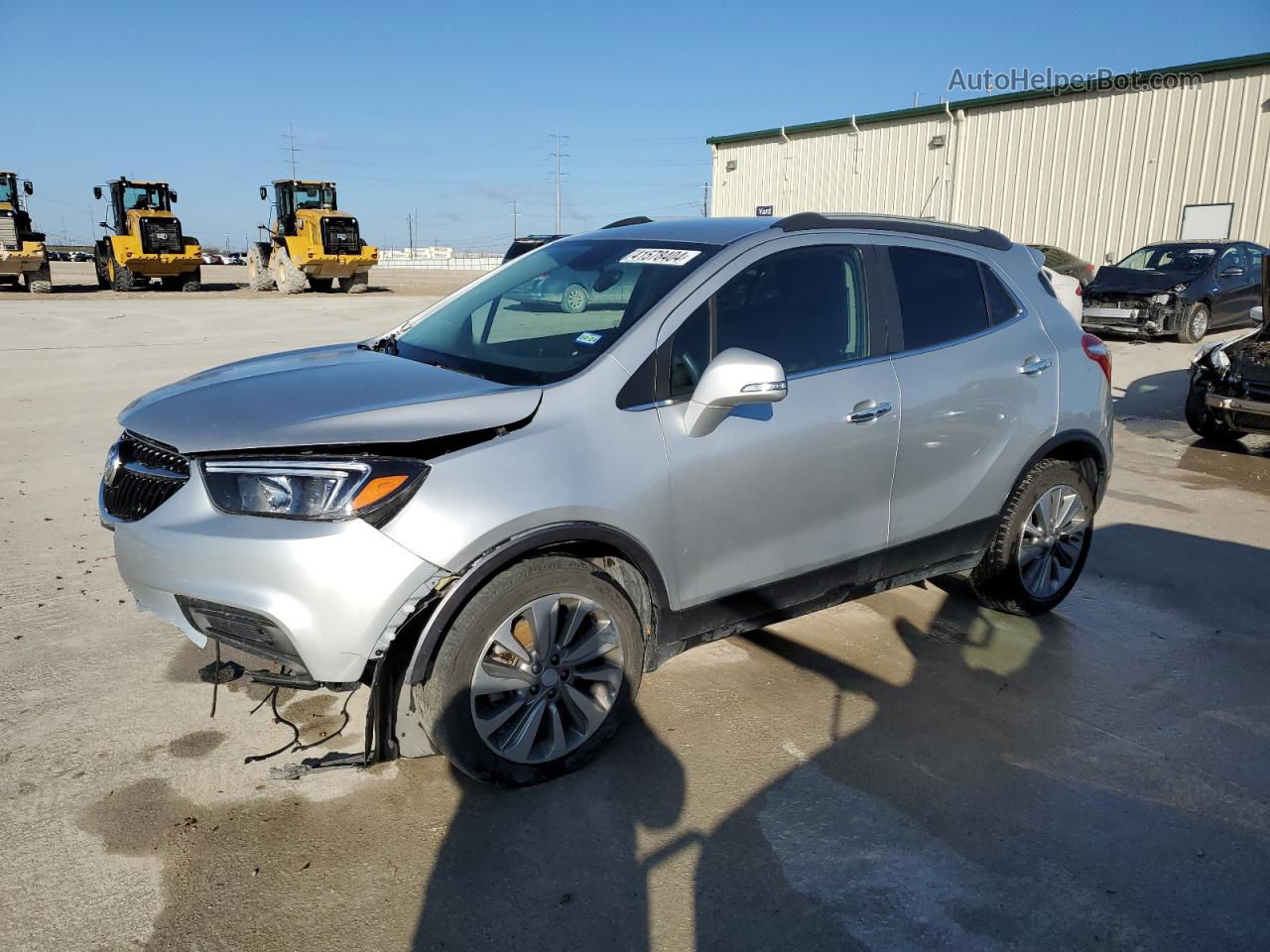 2018 Buick Encore Preferred Silver vin: KL4CJASB7JB524986