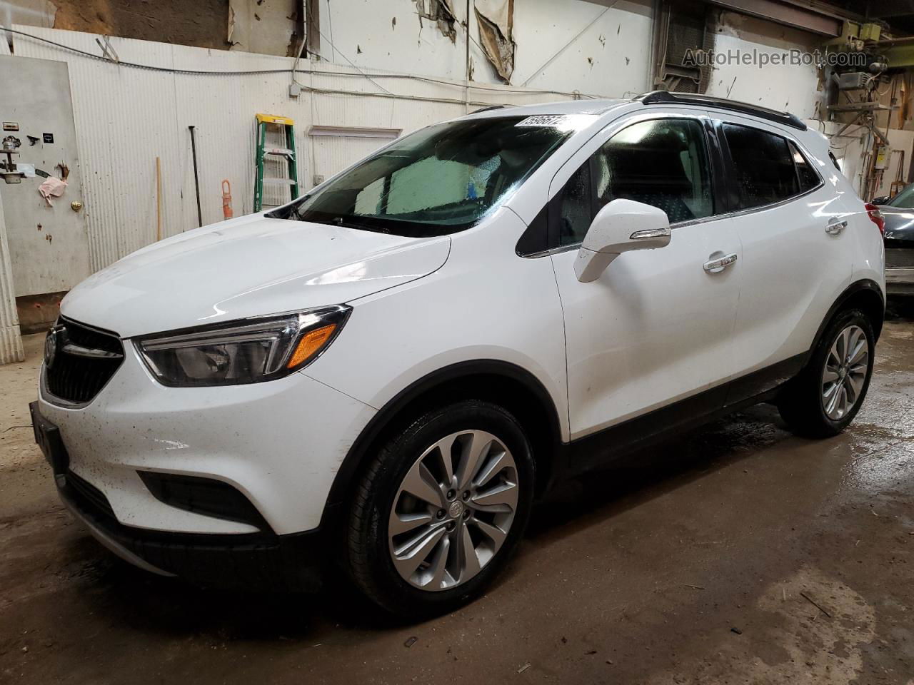 2018 Buick Encore Preferred Белый vin: KL4CJASB7JB572343