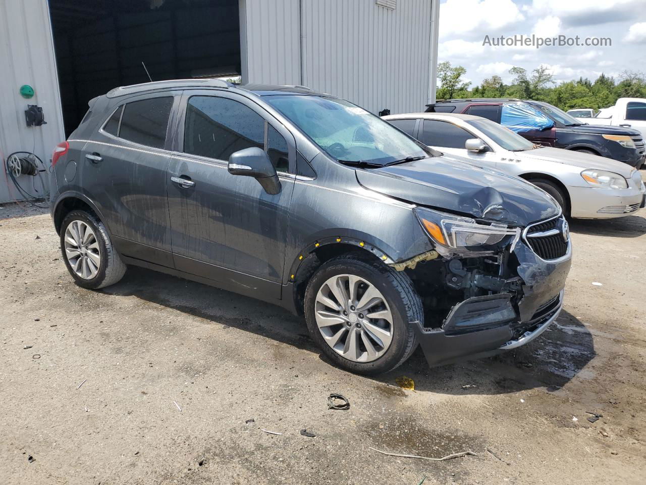 2018 Buick Encore Preferred Gray vin: KL4CJASB7JB584590