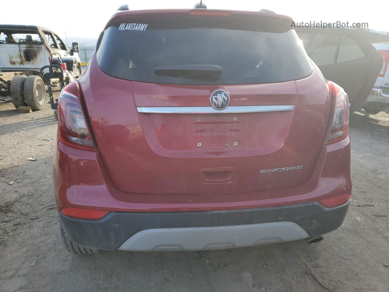 2018 Buick Encore Preferred Red vin: KL4CJASB7JB594634