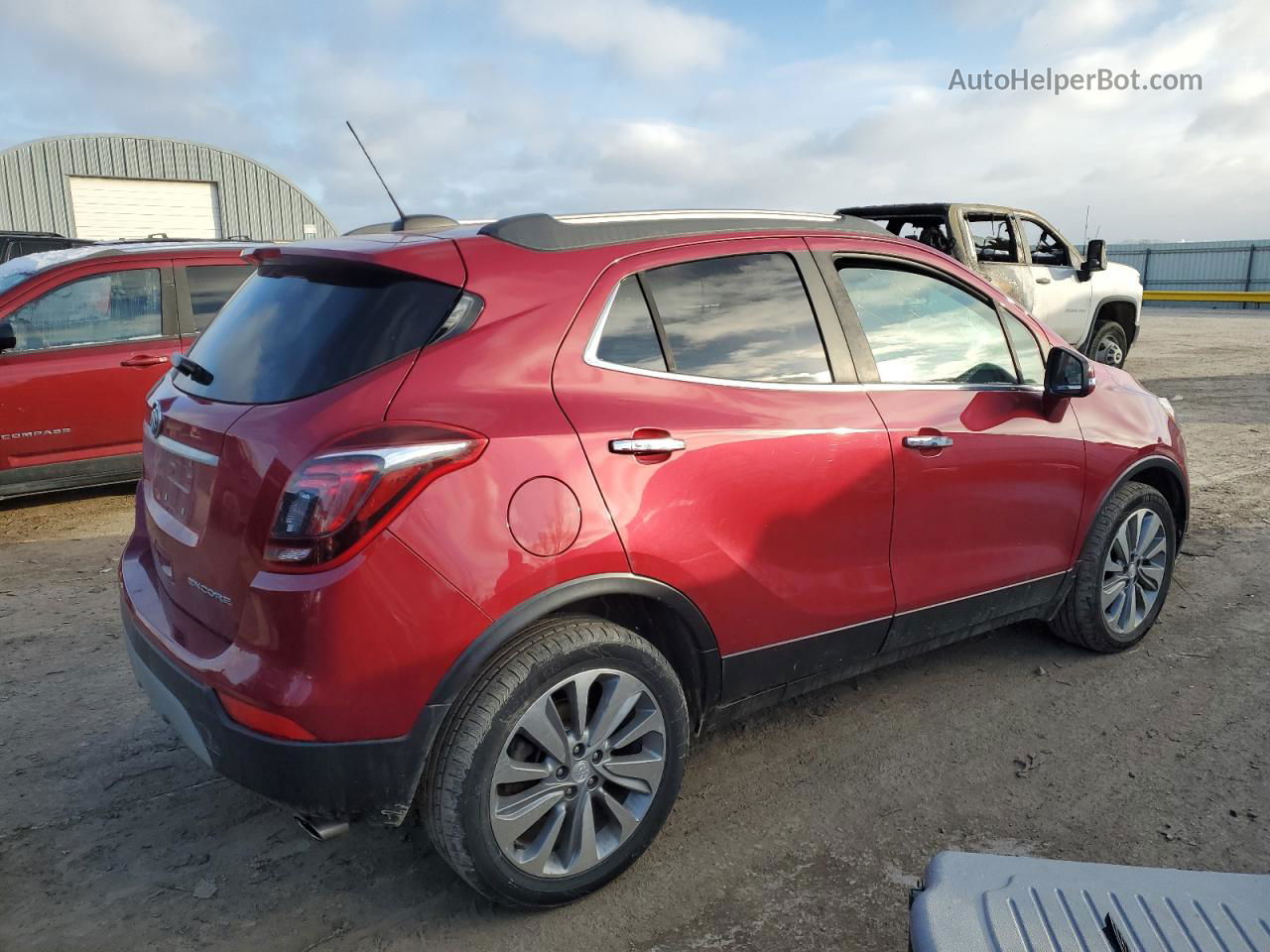 2018 Buick Encore Preferred Red vin: KL4CJASB7JB594634