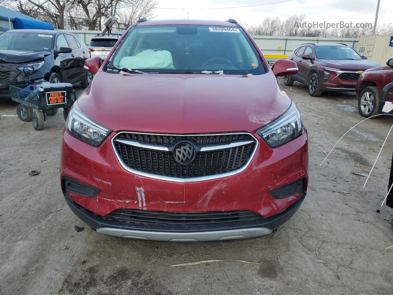 2018 Buick Encore Preferred Red vin: KL4CJASB7JB594634