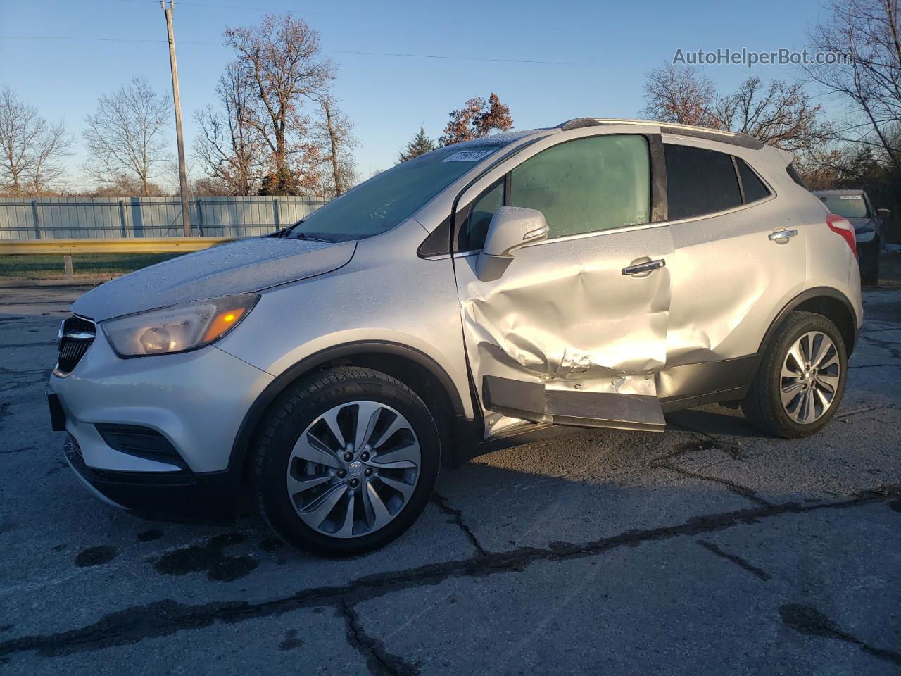 2018 Buick Encore Preferred Silver vin: KL4CJASB7JB620715