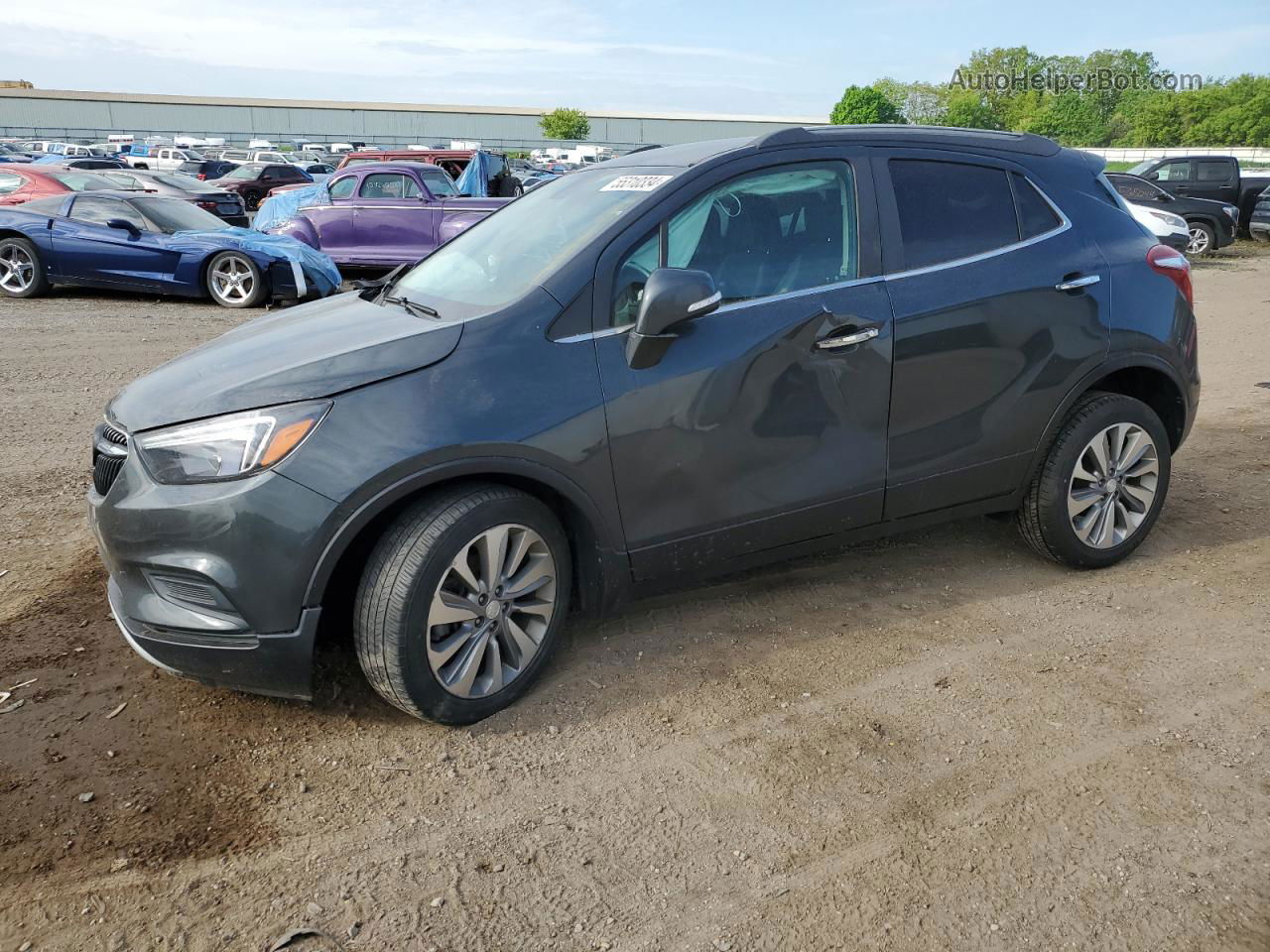 2018 Buick Encore Preferred Угольный vin: KL4CJASB7JB671440