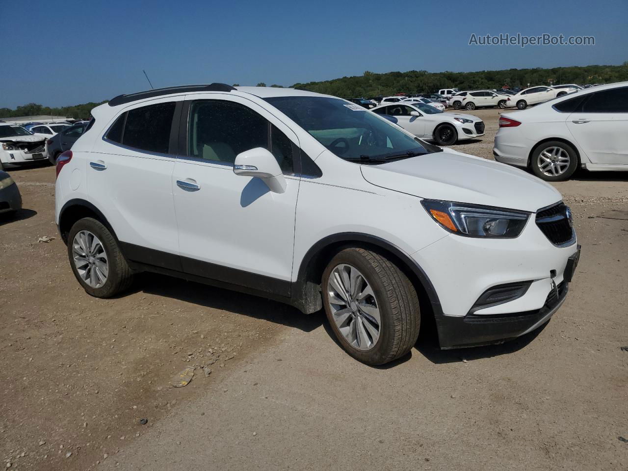 2019 Buick Encore Preferred Белый vin: KL4CJASB7KB714790