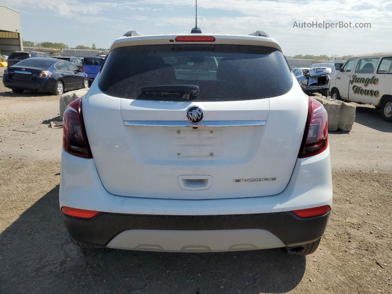 2019 Buick Encore Preferred White vin: KL4CJASB7KB714790