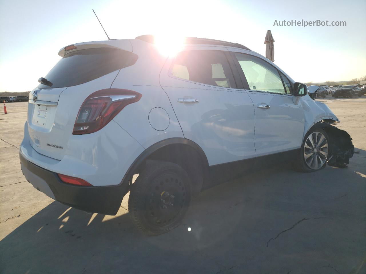 2019 Buick Encore Preferred White vin: KL4CJASB7KB724655