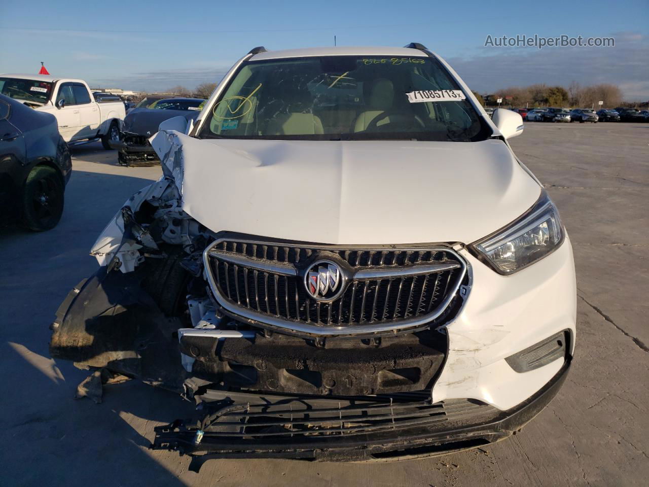 2019 Buick Encore Preferred White vin: KL4CJASB7KB724655