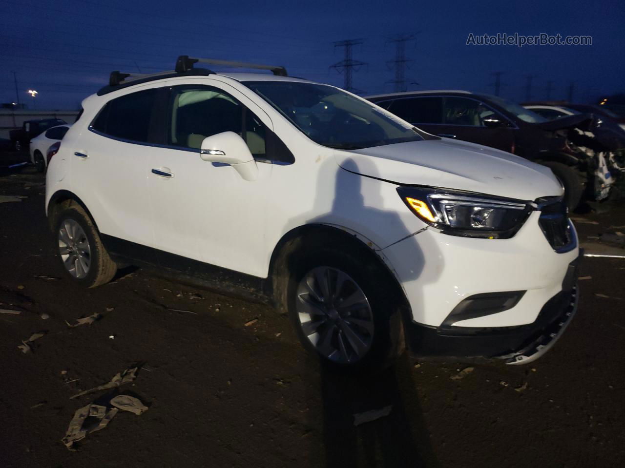 2019 Buick Encore Preferred White vin: KL4CJASB7KB740855