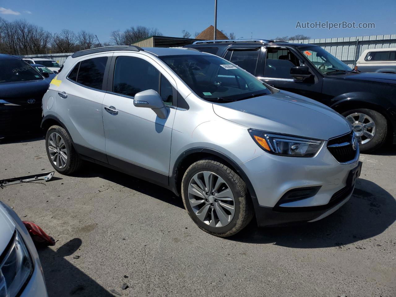 2019 Buick Encore Preferred Серебряный vin: KL4CJASB7KB744629