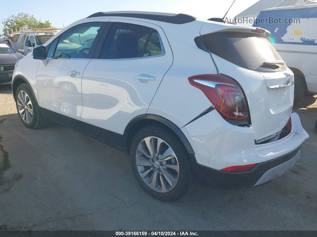 2019 Buick Encore Fwd Preferred Белый vin: KL4CJASB7KB786931