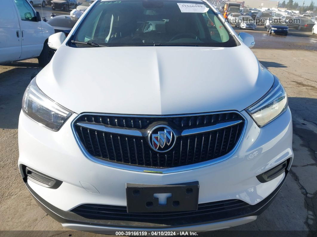 2019 Buick Encore Fwd Preferred White vin: KL4CJASB7KB786931