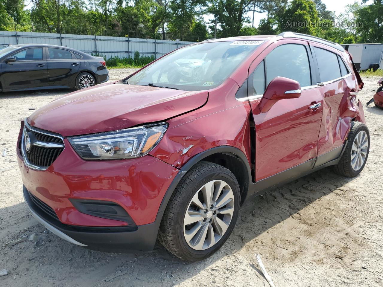 2019 Buick Encore Preferred Красный vin: KL4CJASB7KB797377