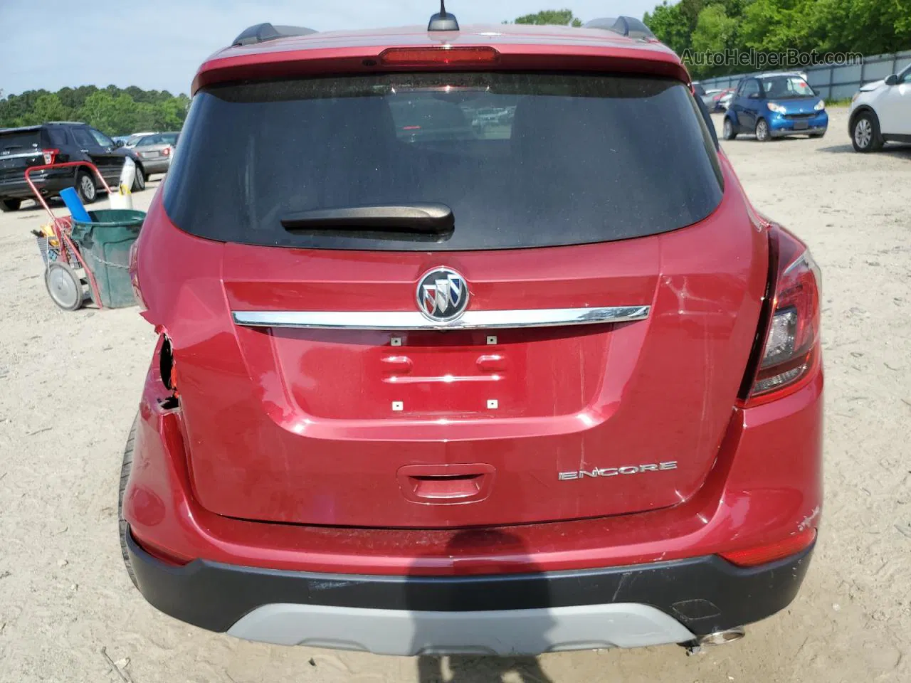 2019 Buick Encore Preferred Красный vin: KL4CJASB7KB797377