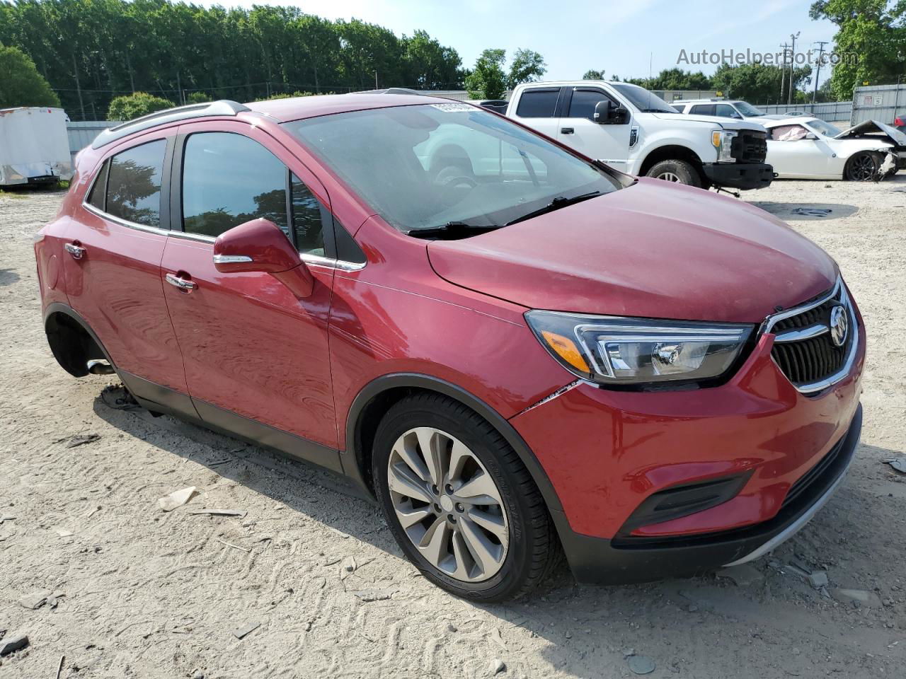 2019 Buick Encore Preferred Red vin: KL4CJASB7KB797377