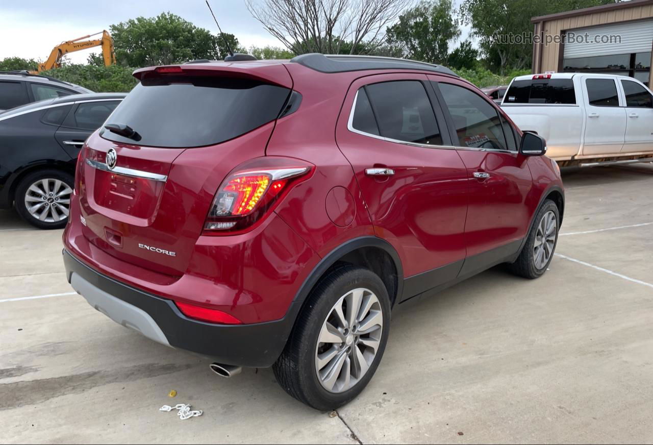 2019 Buick Encore Preferred Red vin: KL4CJASB7KB813996