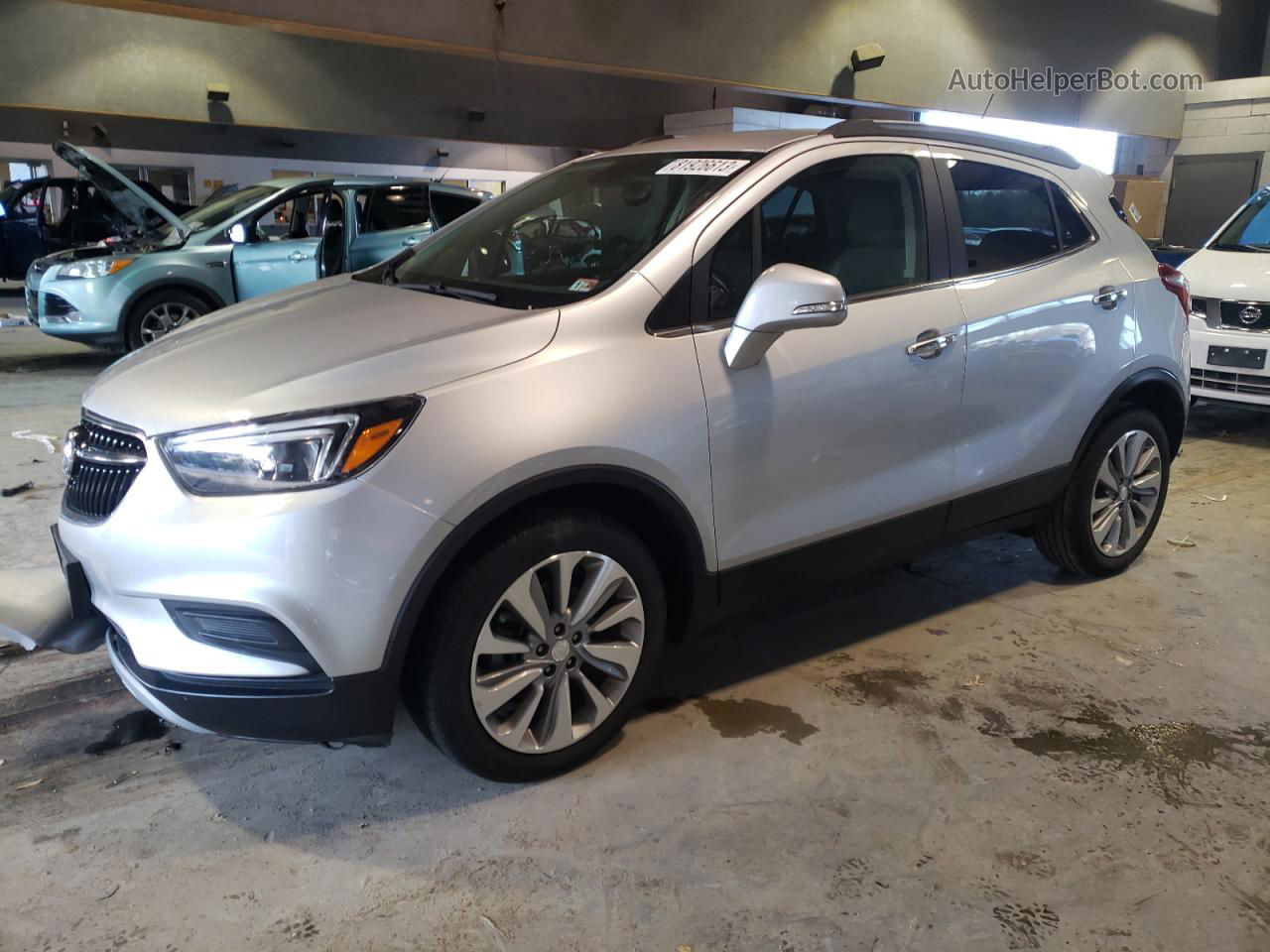 2019 Buick Encore Preferred Серебряный vin: KL4CJASB7KB949383