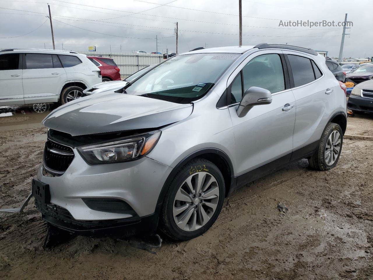 2018 Buick Encore Preferred Silver vin: KL4CJASB8JB505606