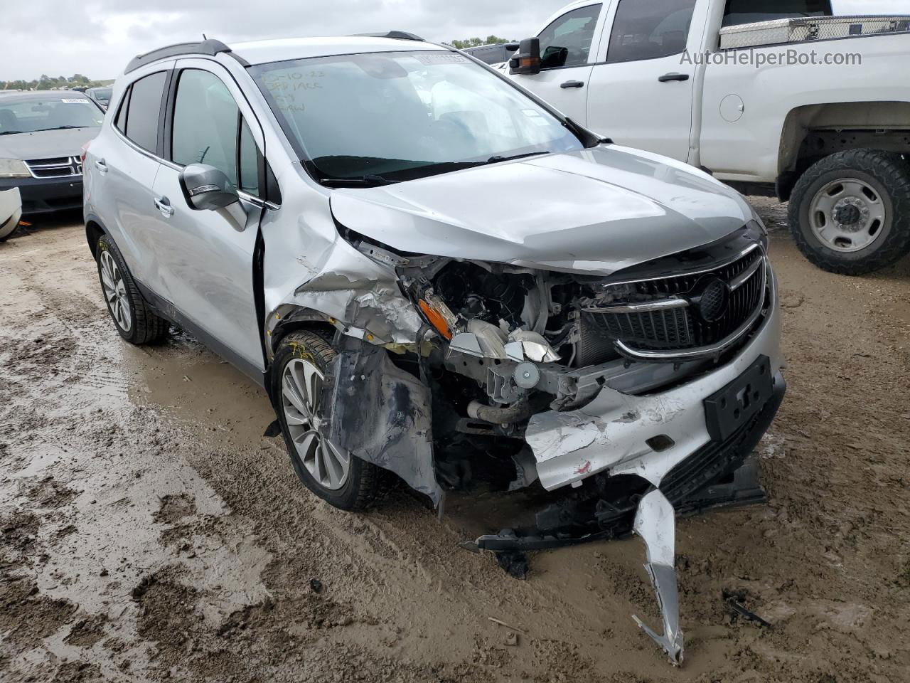 2018 Buick Encore Preferred Silver vin: KL4CJASB8JB505606