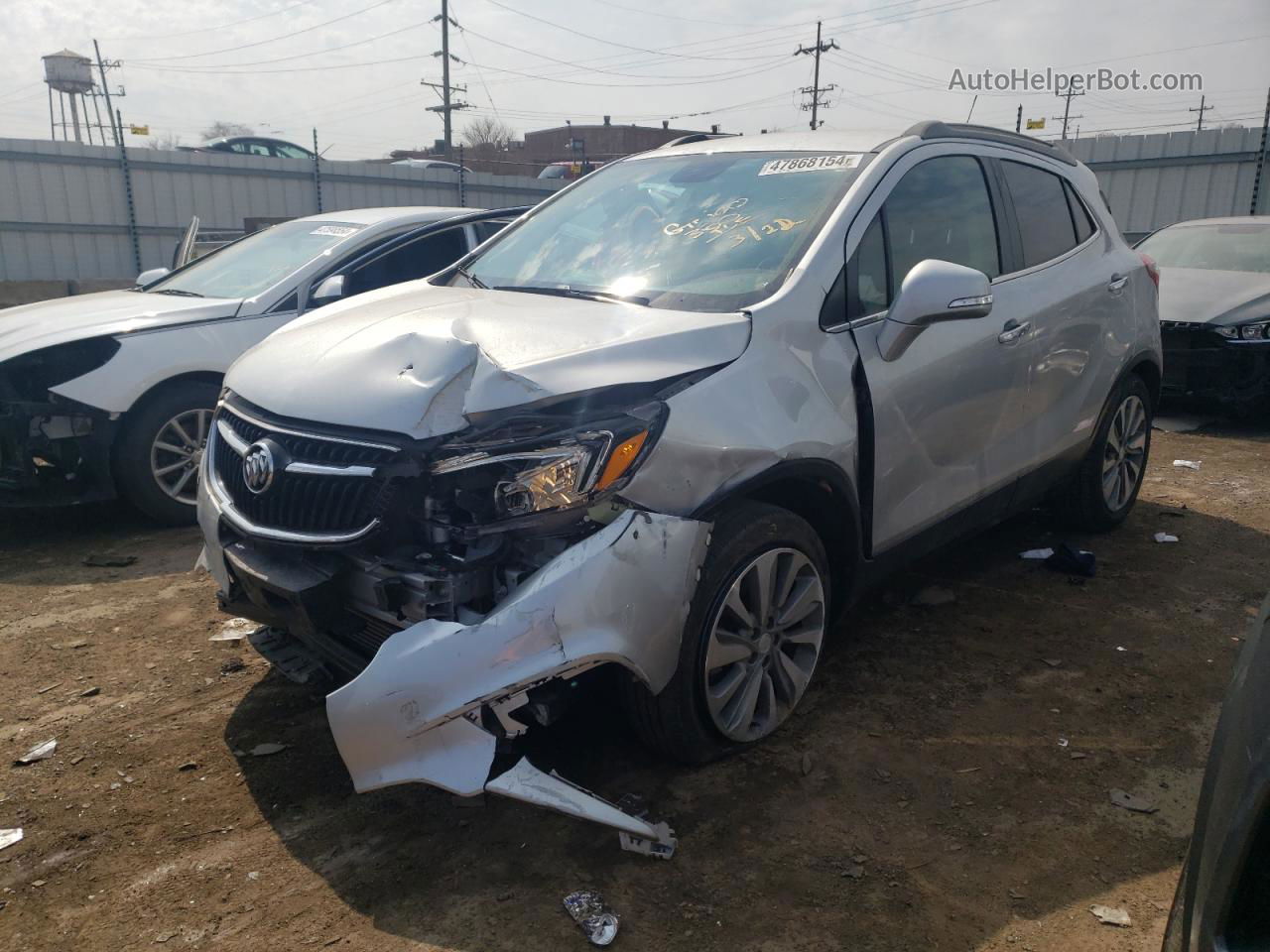 2018 Buick Encore Preferred Silver vin: KL4CJASB8JB541523