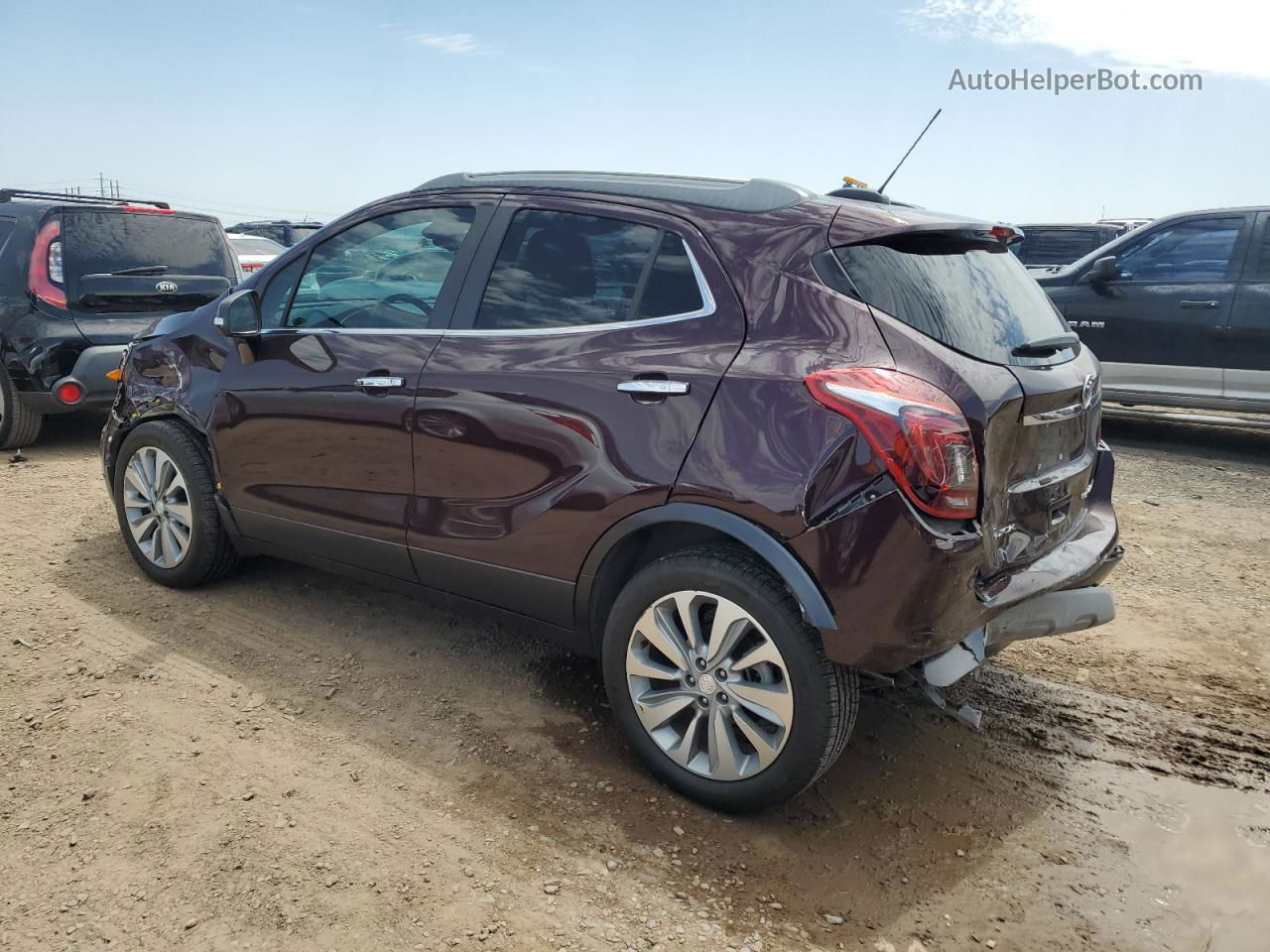 2018 Buick Encore Preferred Фиолетовый vin: KL4CJASB8JB572318