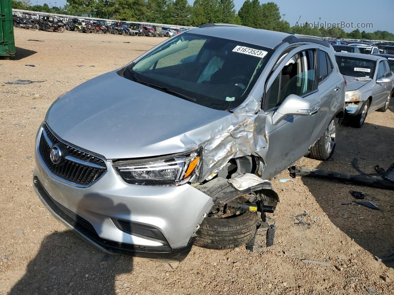 2018 Buick Encore Preferred Silver vin: KL4CJASB8JB591547