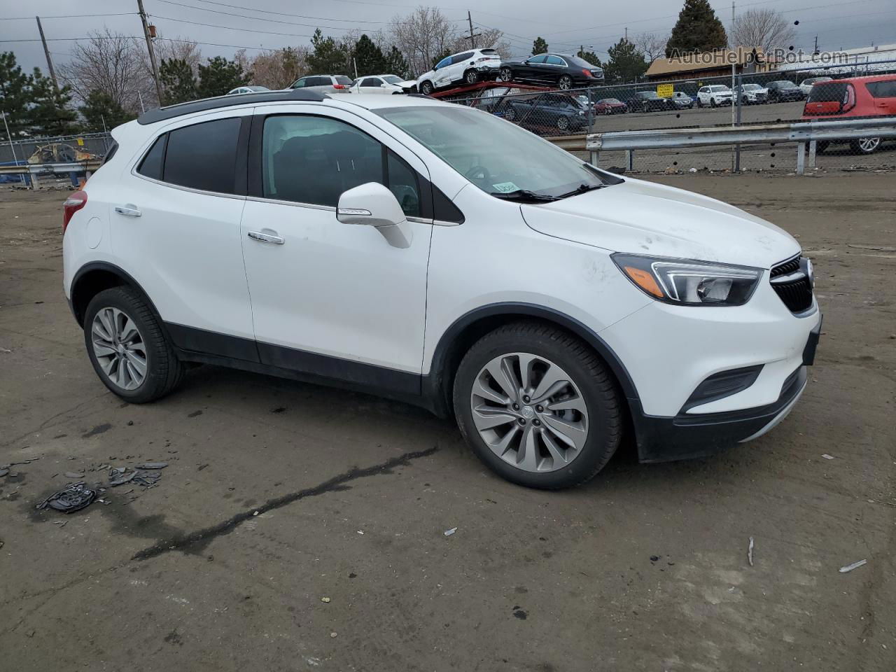 2019 Buick Encore Preferred White vin: KL4CJASB8KB713065