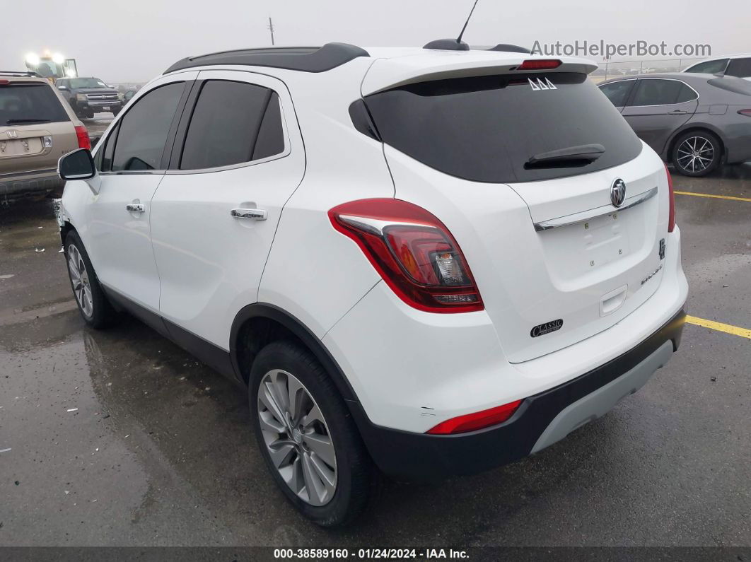 2019 Buick Encore Fwd Preferred White vin: KL4CJASB8KB739889