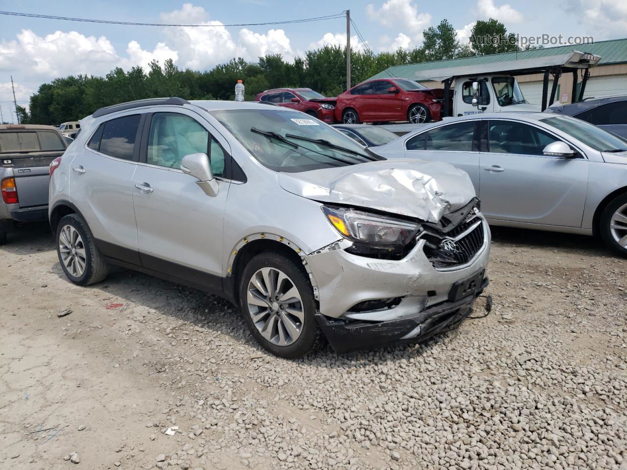 2019 Buick Encore Preferred Silver vin: KL4CJASB8KB756076