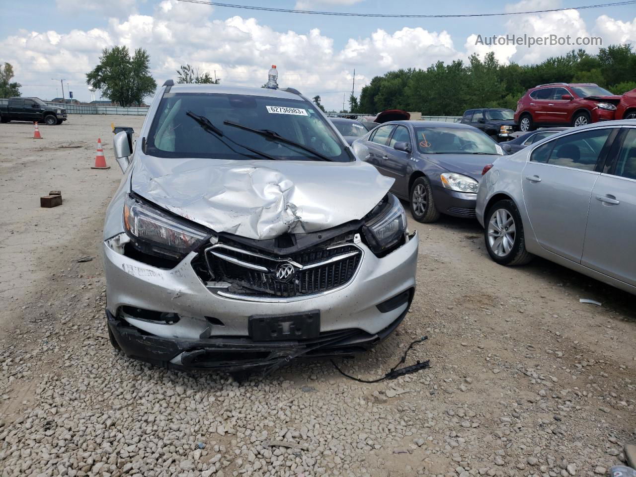 2019 Buick Encore Preferred Silver vin: KL4CJASB8KB756076