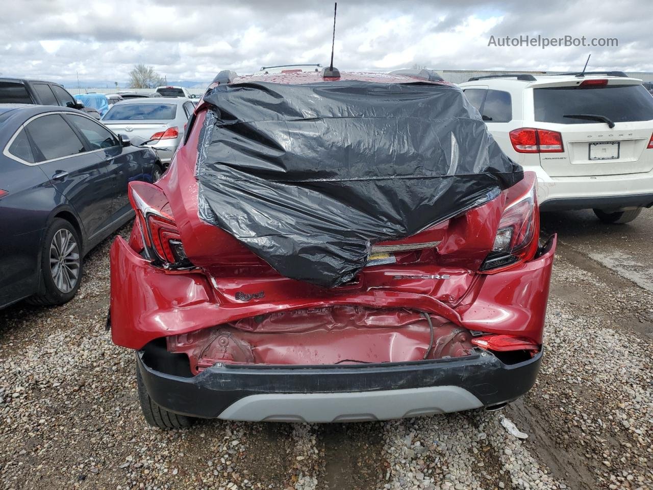 2019 Buick Encore Preferred Red vin: KL4CJASB8KB772598