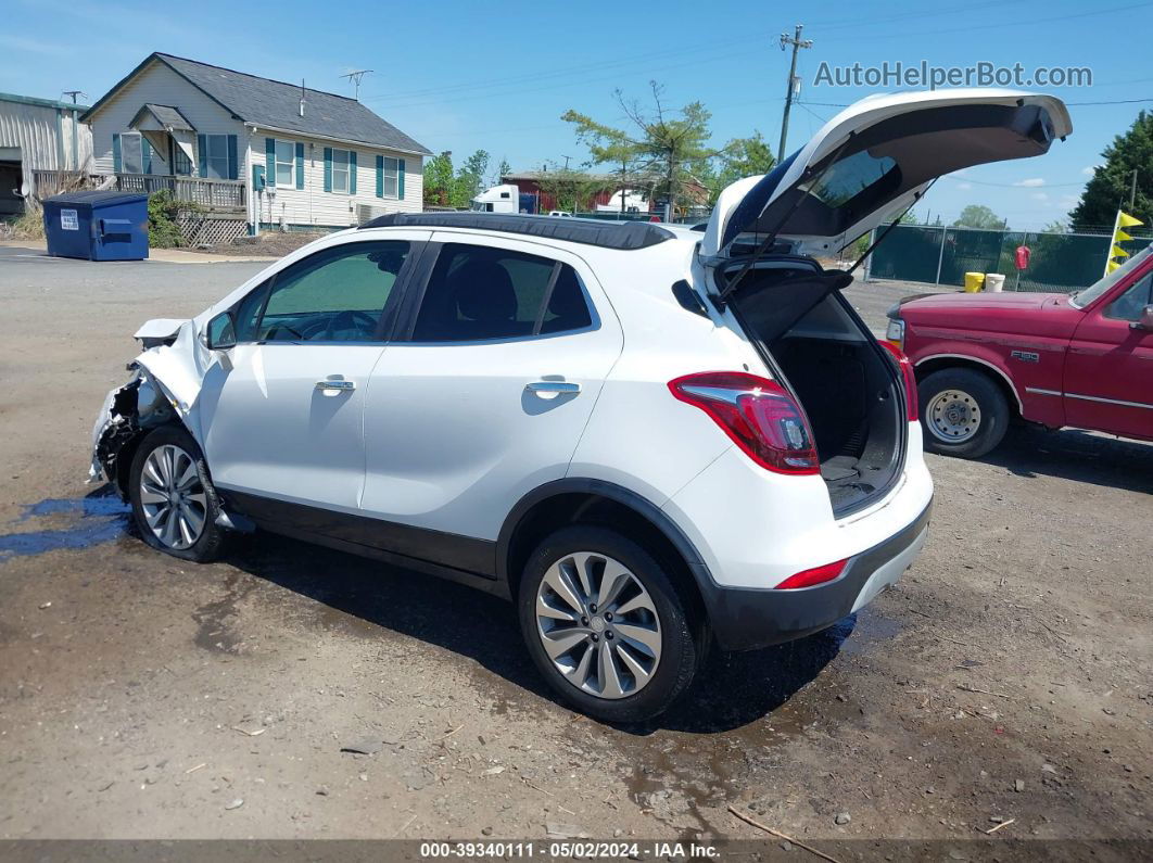 2019 Buick Encore Fwd Preferred White vin: KL4CJASB8KB812047