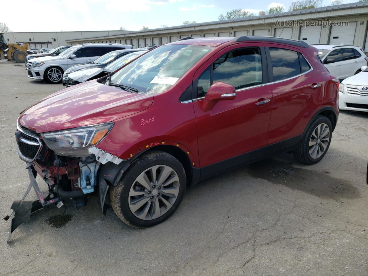 2019 Buick Encore Preferred Красный vin: KL4CJASB8KB879845