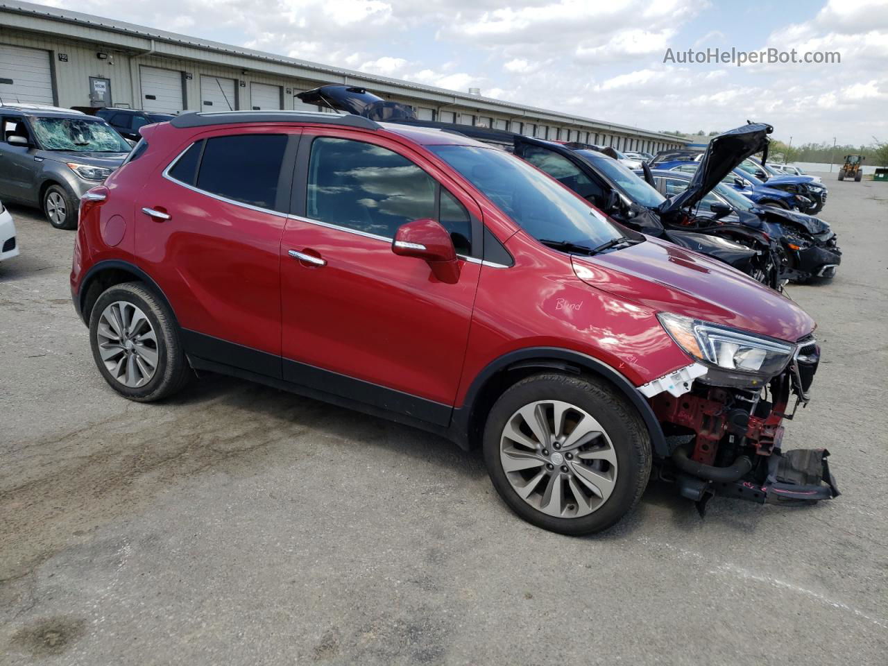 2019 Buick Encore Preferred Красный vin: KL4CJASB8KB879845