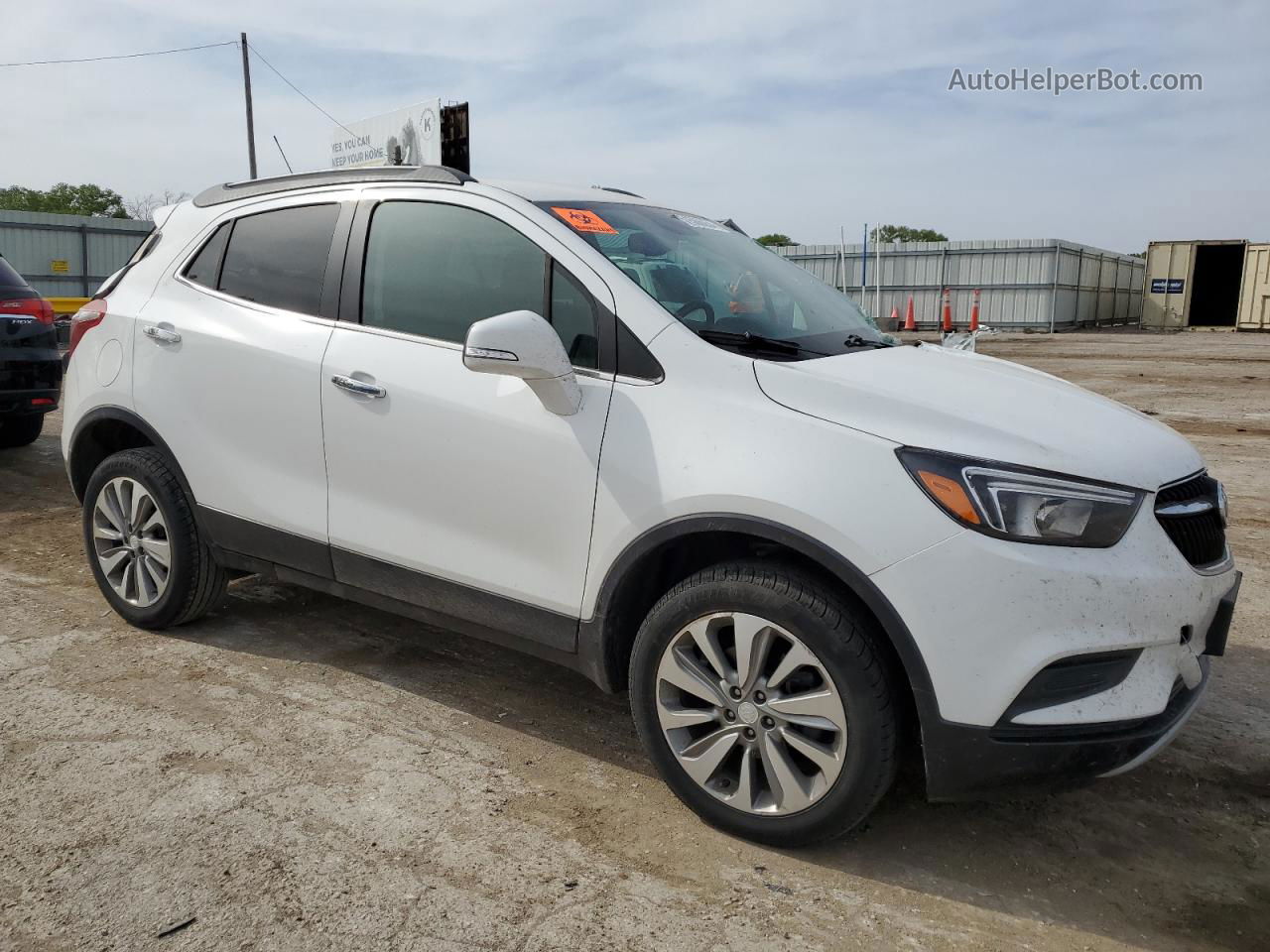 2019 Buick Encore Preferred White vin: KL4CJASB8KB882163