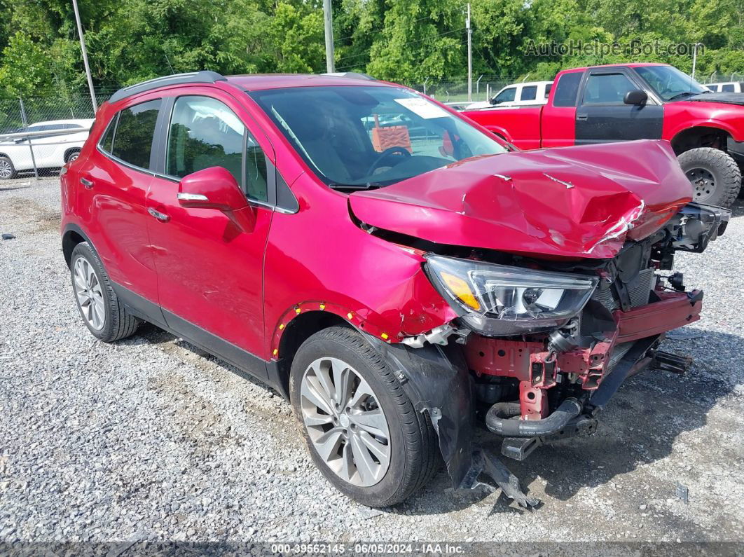 2019 Buick Encore Fwd Preferred Red vin: KL4CJASB8KB887654