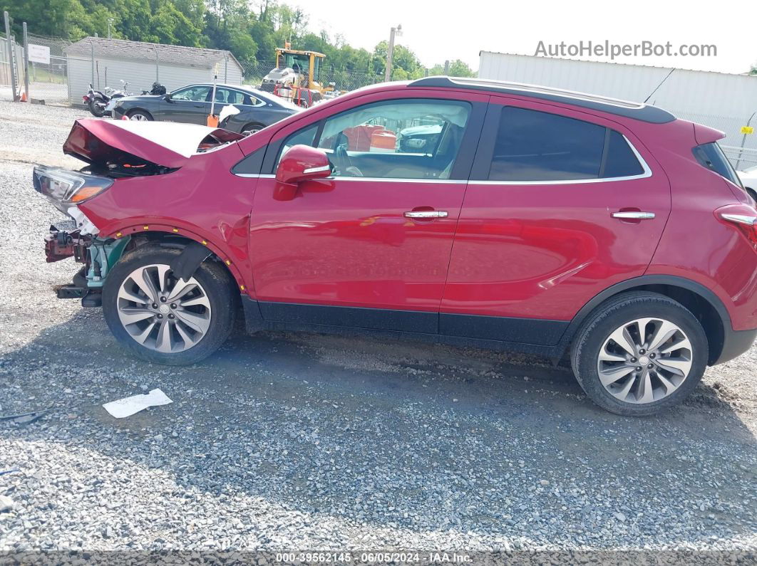 2019 Buick Encore Fwd Preferred Red vin: KL4CJASB8KB887654