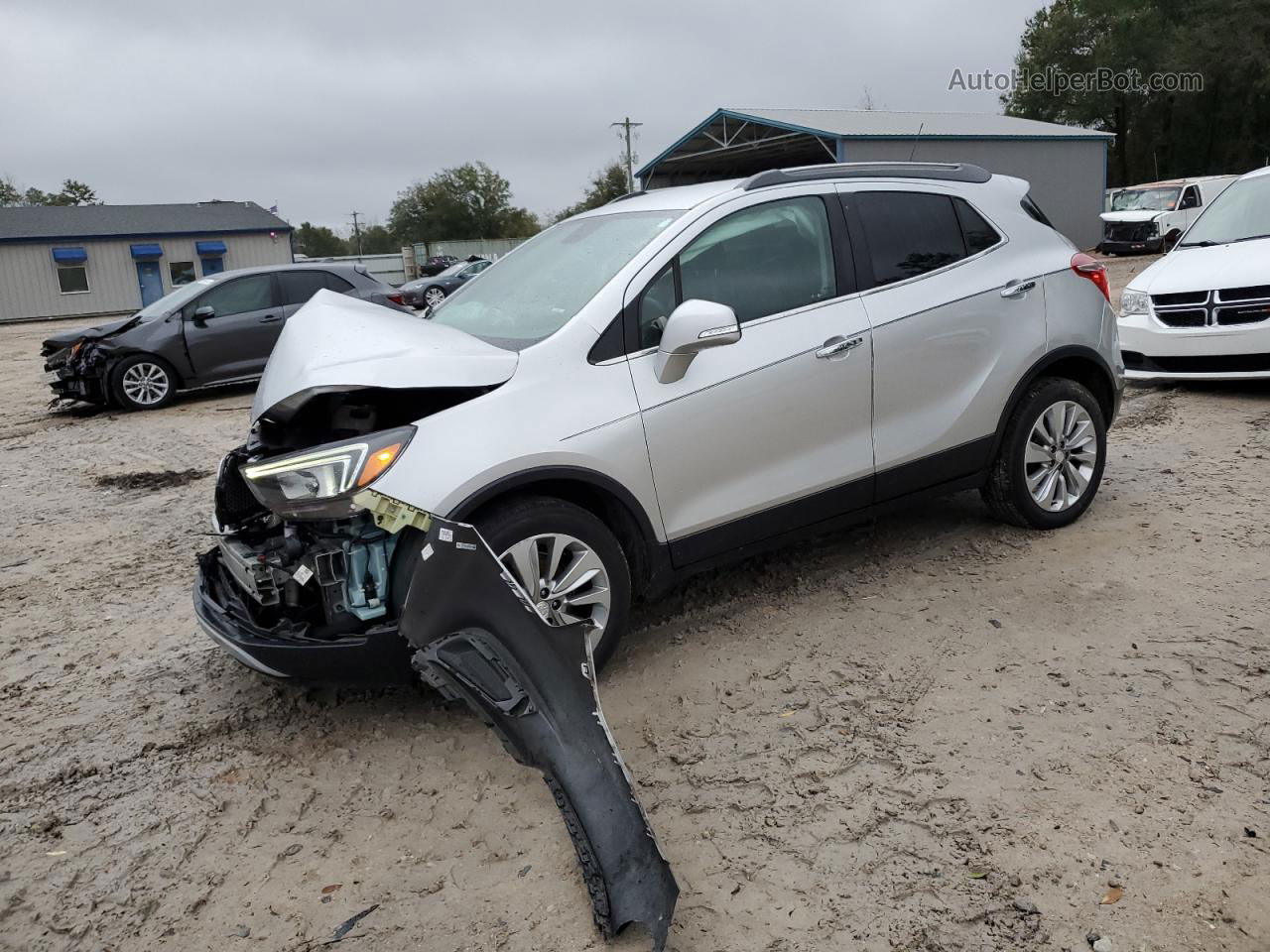 2018 Buick Encore Preferred Silver vin: KL4CJASB9JB518901