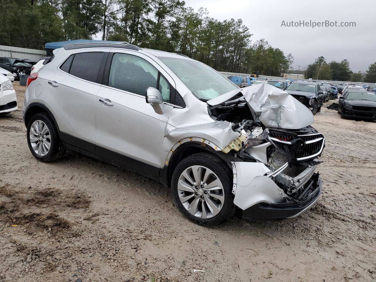 2018 Buick Encore Preferred Silver vin: KL4CJASB9JB518901