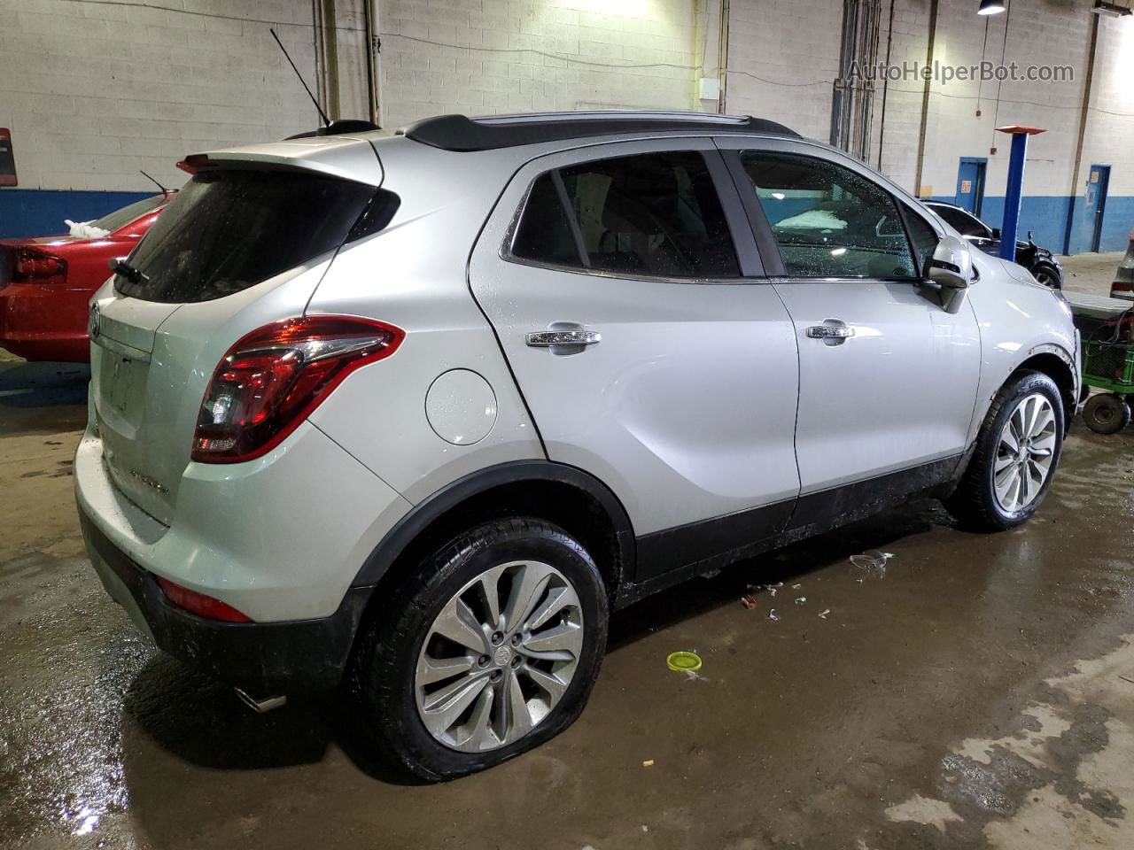 2018 Buick Encore Preferred Silver vin: KL4CJASB9JB555687