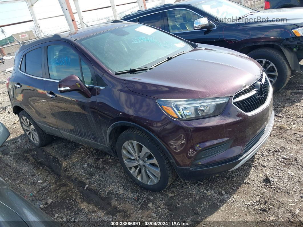 2018 Buick Encore Preferred Burgundy vin: KL4CJASB9JB622854