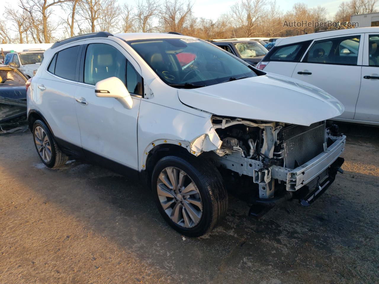 2019 Buick Encore Preferred White vin: KL4CJASB9KB700714